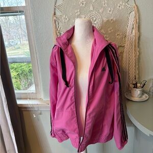 Adidas Women's Vibrant Pink Utility Jacket